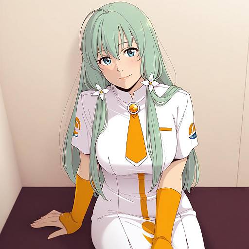 Illustration of Alice carroll, aria (manga) in the style of Hanpetos