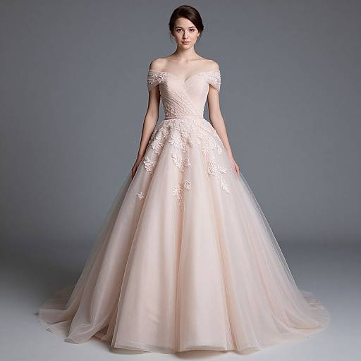 Elegant Pink Ball Gown Fashion