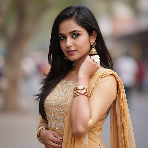 Elegant Salwar Set Portrait