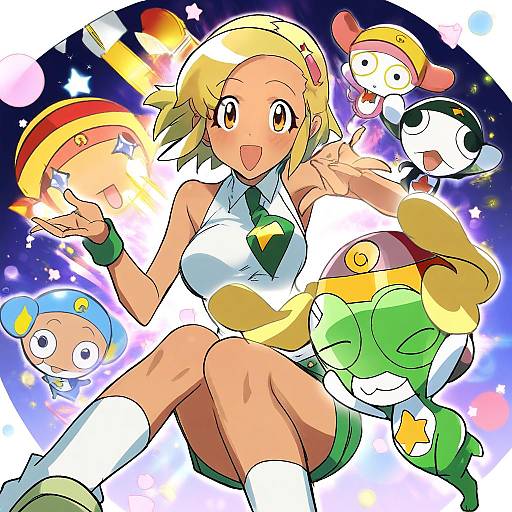Illustration of Angol mois, keroro gunsou in the style of Aono shimo
