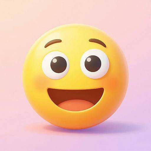 Playful Smiley Face Emoticon