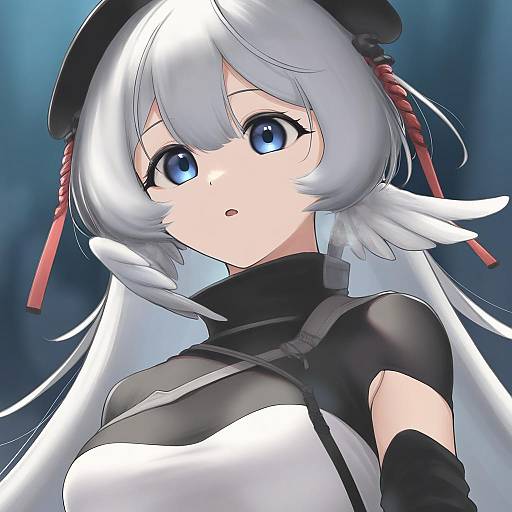 Illustration of Mulberry (arknights), arknights in the style of Tanaka shoutarou