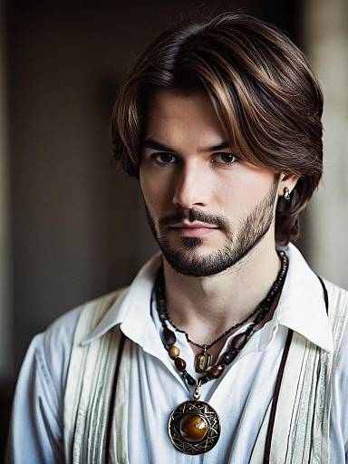 Realistic Renaissance Male Cosplay Portrait