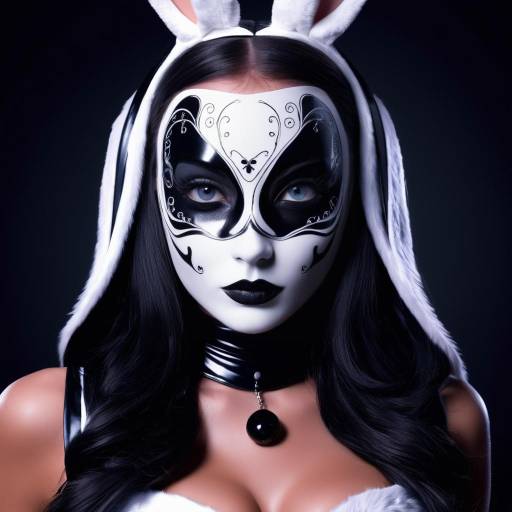 Surreal Playboy Bunny Horror Art
