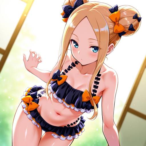 Illustration of Abigail williams (emerald float) (fate), fate/grand order in the style of Kuboken