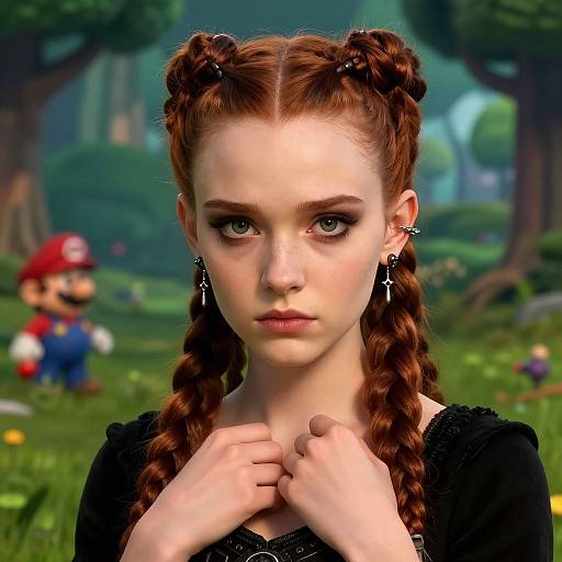 Gothic Fantasy RPG Sad Jeweler Portrait