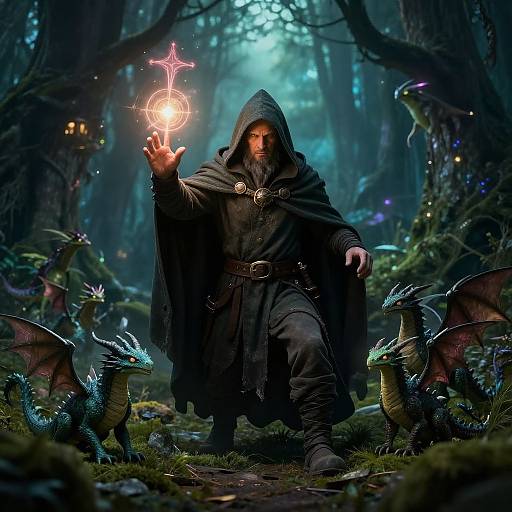 Halfling Sorcerer with Magical Familiars