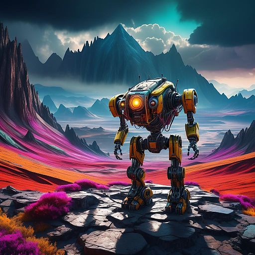 Robot Adventures in an Alien Landscape Robot Adventures in an Alien Landscape