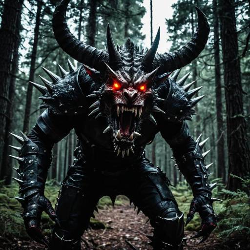 Mysterious Monster in Enchanted Forest