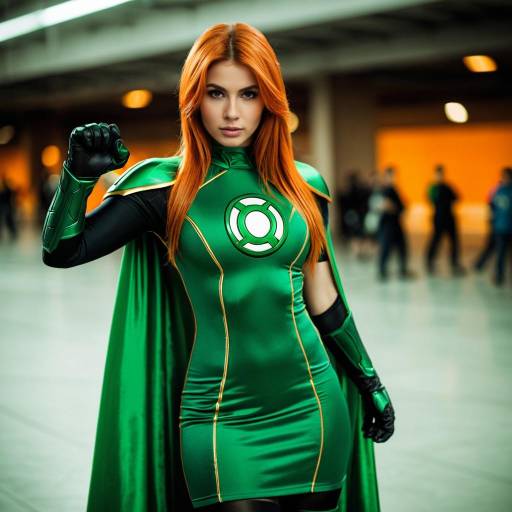 Cruz Green Lantern Cosplay Portrait