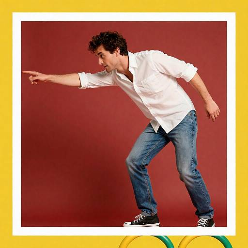 John Simm Retro Photo on Rings