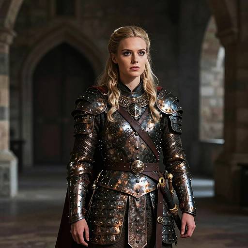 Female Viking Warrior Fashion Portrait