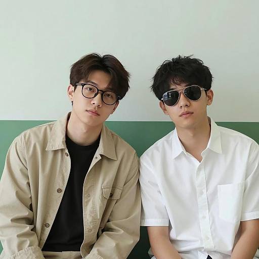 Casual Moment Between Two Men