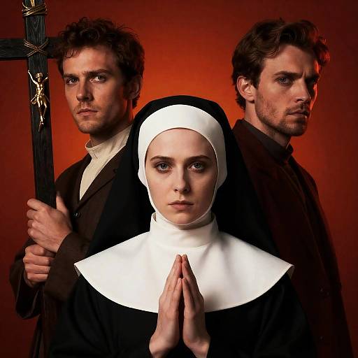 Dramatic Religious Movie Poster