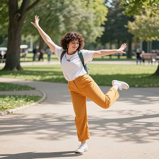 Joyful Silly Dance Pose Reference