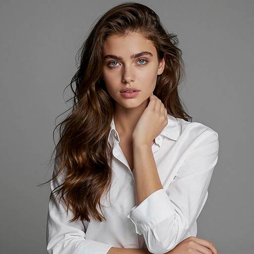 Portrait of a Young Woman in White