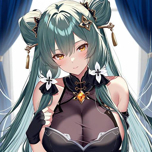 Illustration of Ai-chan (honkai impact), honkai (series) in the style of Onineko