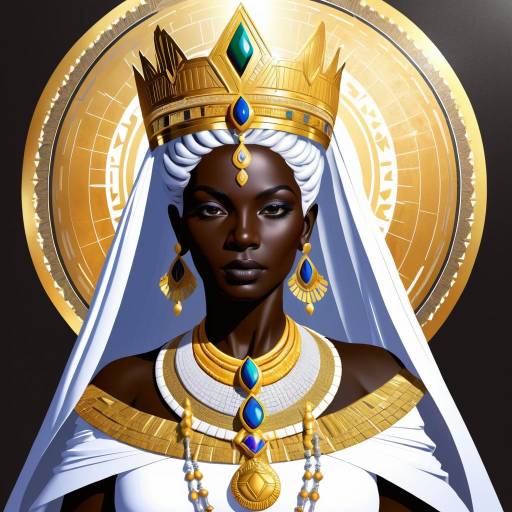 Majestic Portrait of an Ancient Egyptian Queen