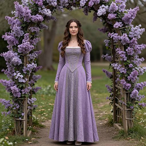Lilac Medieval Dress by Flowered Archway