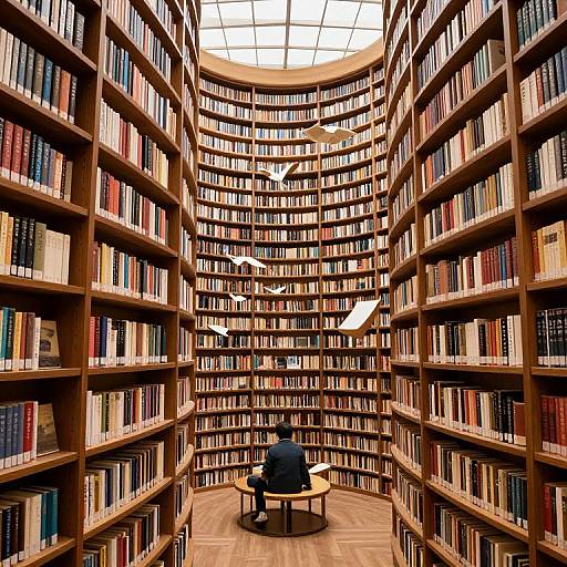 Whispering Flying Books Library