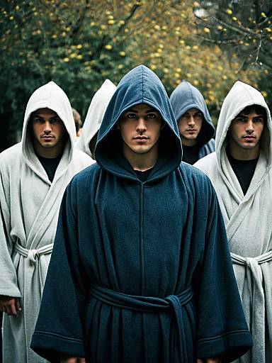 Ovo Costume for Boys in Hooded Robes