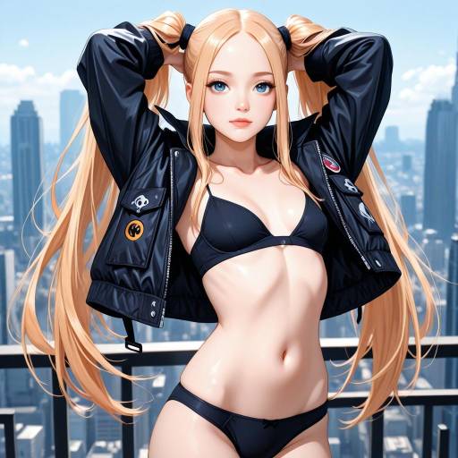 Flirtatious Abigail Williams in Cityscape