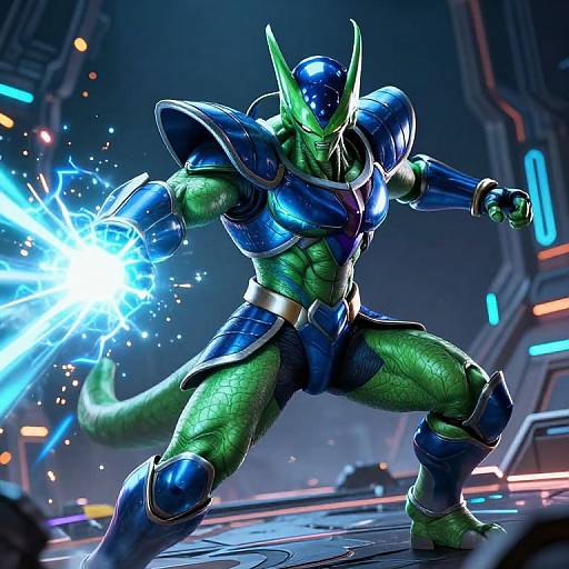 Zarbon in Futuristic Battle Arena