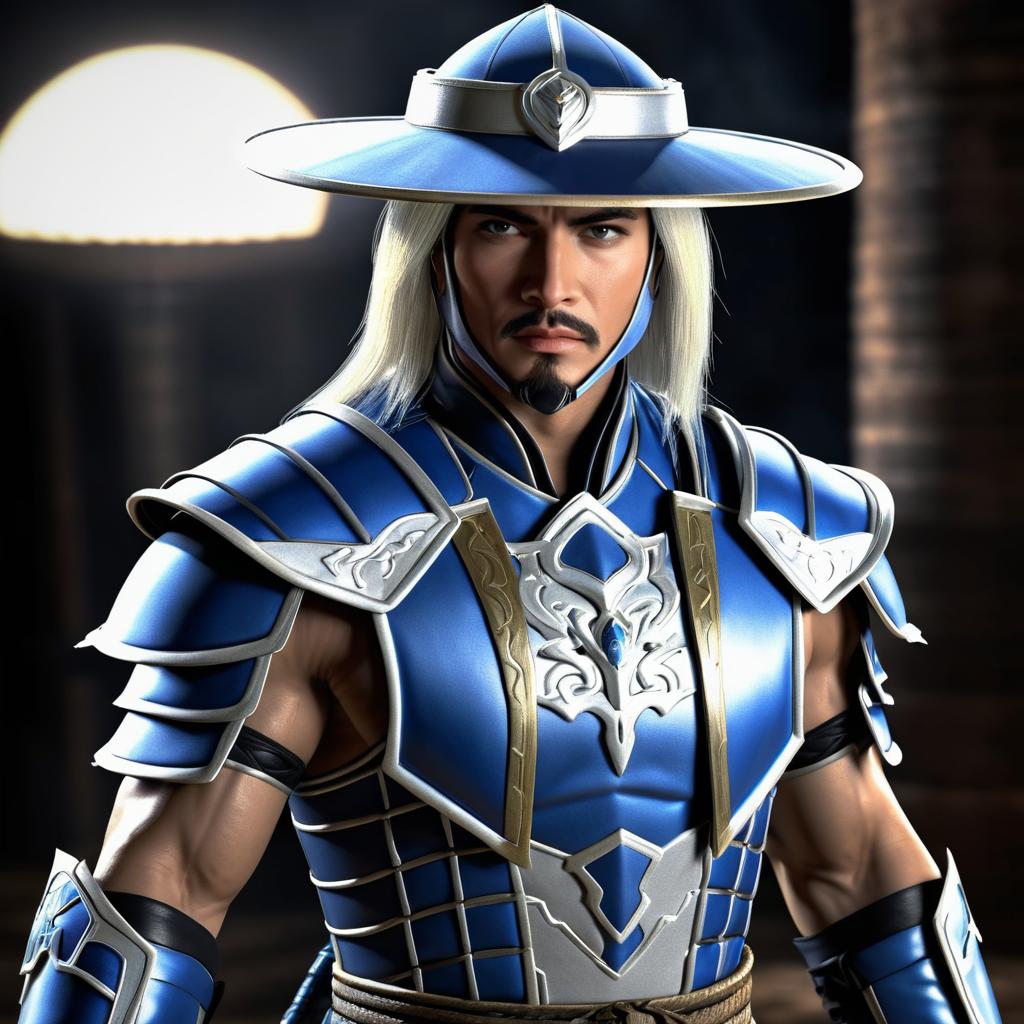 Photorealistic Raiden from Mortal Kombat