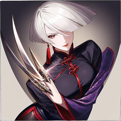 Illustration of A.k.i. (street fighter), street fighter in the style of Kei (soundcross)