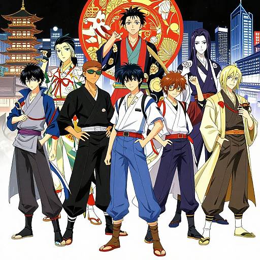 Anime Booru Group Scene Showcase