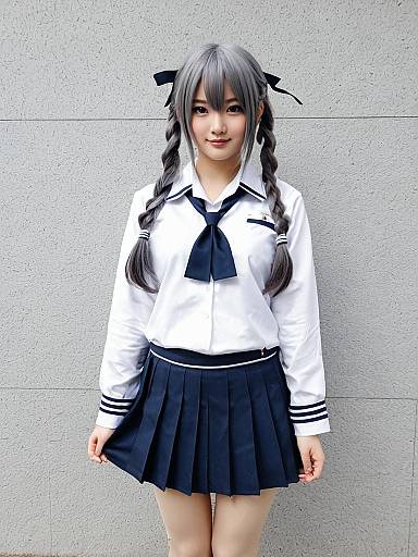 Cosplay photo of hamanami (kancolle). Costume clothes