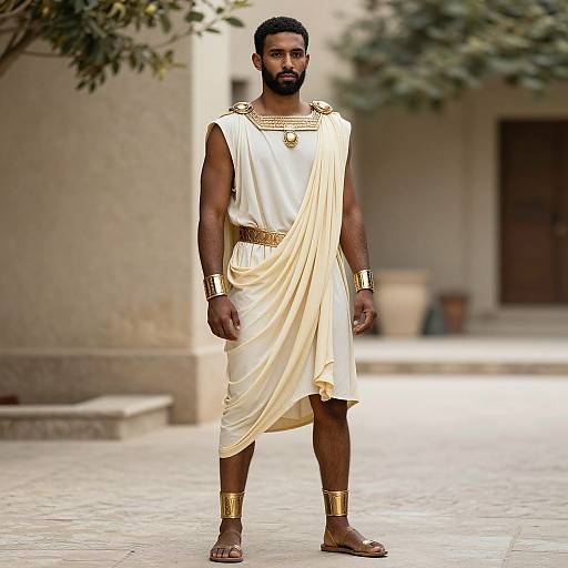 Dark-Skinned Greek God Costume Male