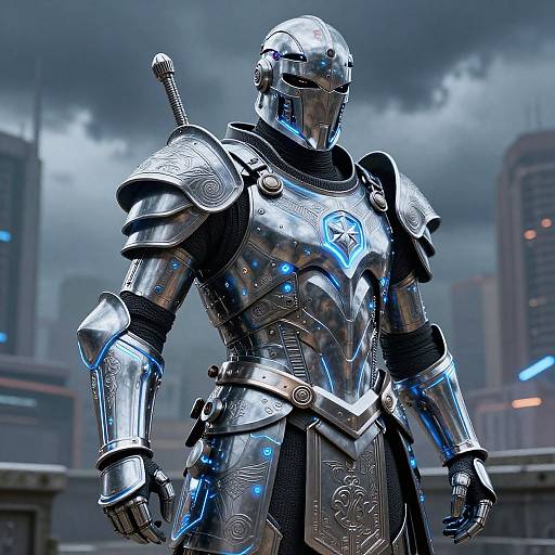 Cyberpunk Roman Soldier Armor