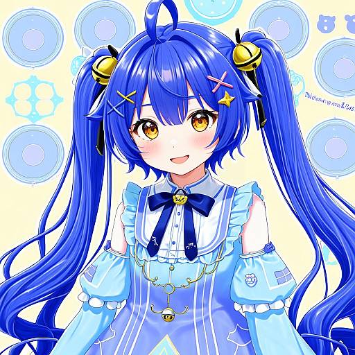 Illustration of Amamiya kokoro, nijisanji in the style of Flipper