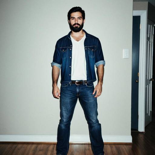 Solo Male Costume with Denim and Beard