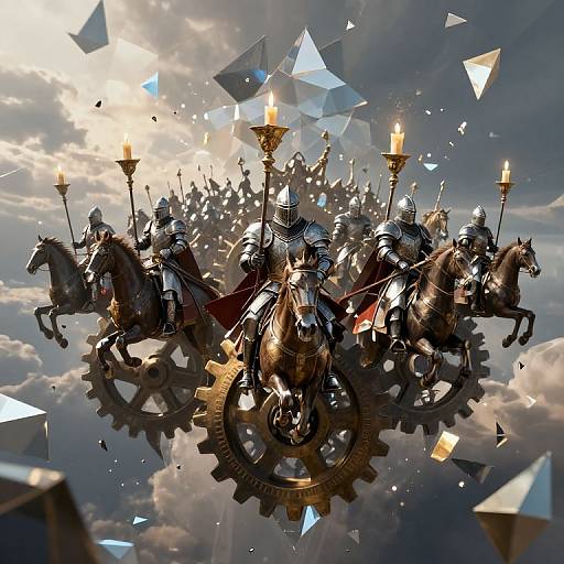 Candle Knights on Floating Gears