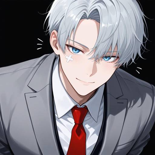 Serene Formal Portrait of a Young Man Serene Formal Portrait of a Young Man