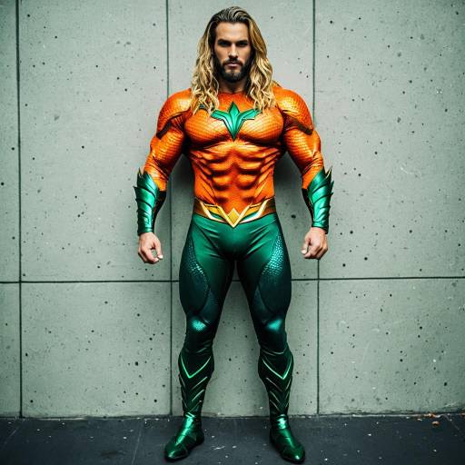 Aquaman Cosplay: Full Body Costume Display