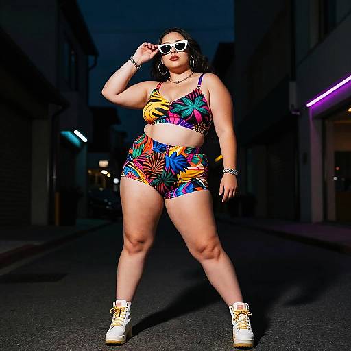 Curvy Urban Fashion Portrait