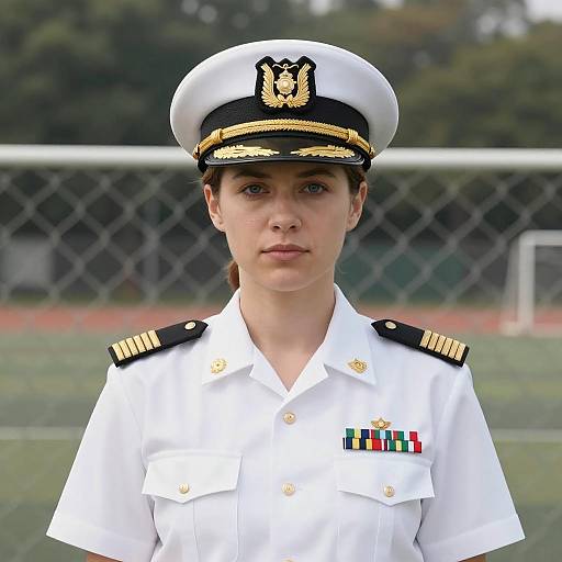 Portrait of a Female Naval Officer