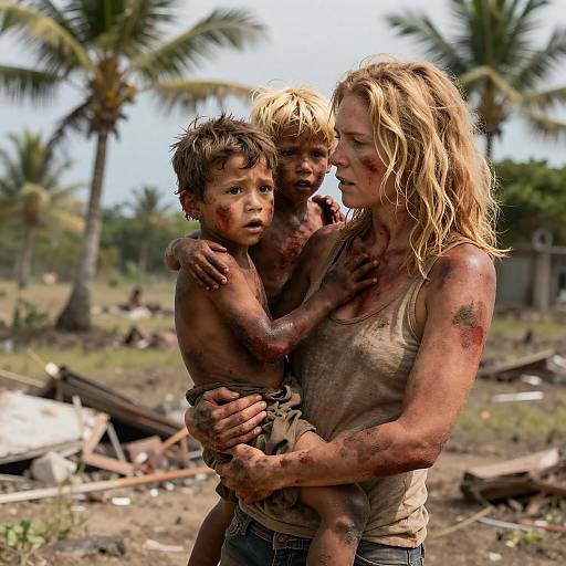 Survivors in Tropical Ruin: A Photograph