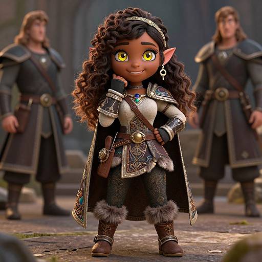 Cinematic Elf Adventurer Portrait