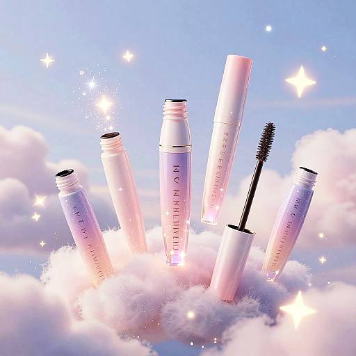 Enchanting Floating Mascaras in Dreamscape