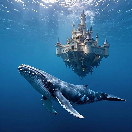 Colossal Whale and Floating Castle