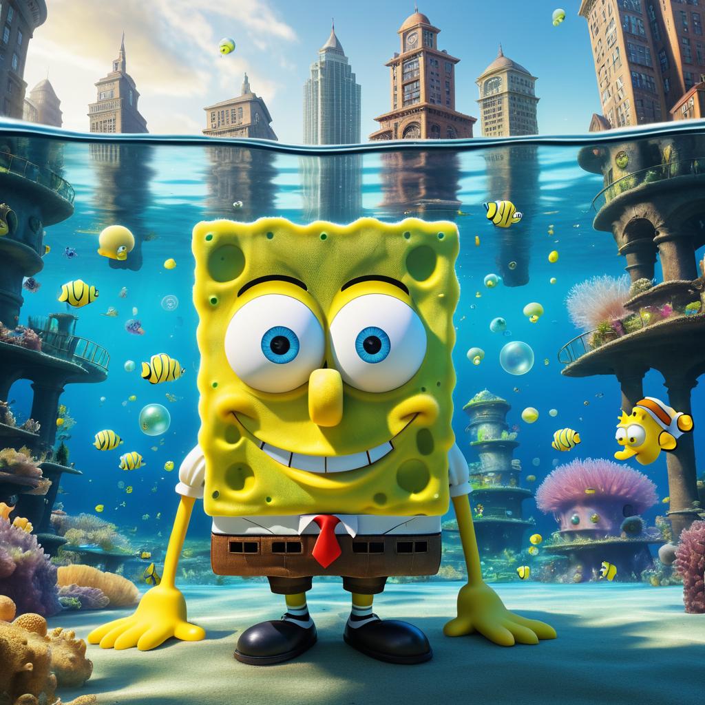 Spongebob's Lost Adventure in Underwater City