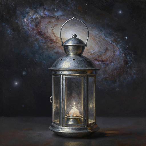 Milky Way in Silver Lantern