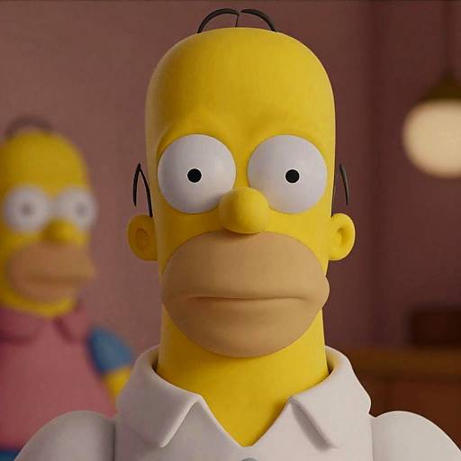 Cinematic Close-Up Bald Man Portrait