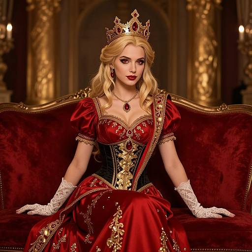 Opulent Venetian Fantasy Woman