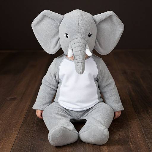 Baby Boy in Elephant Costume