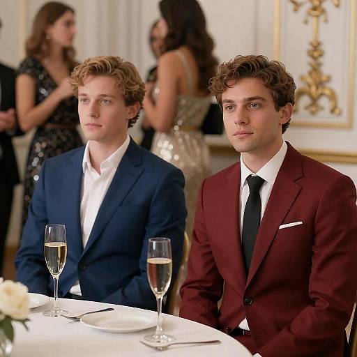 Sophisticated Meeting with Champagne Toast